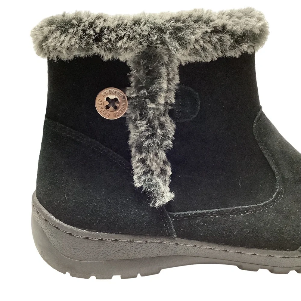 KHOMBU Iris Leather Winter & Snow Boots -‎ Size 9.5